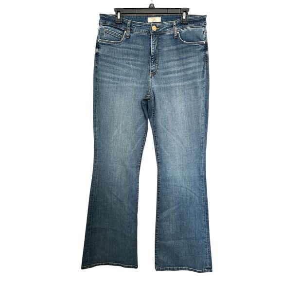 KUT FROM THE KLOTH SIZE 12 ANA FAB AB FLARE HIGH RISE JEANS WOMENS - Picture 1 of 14